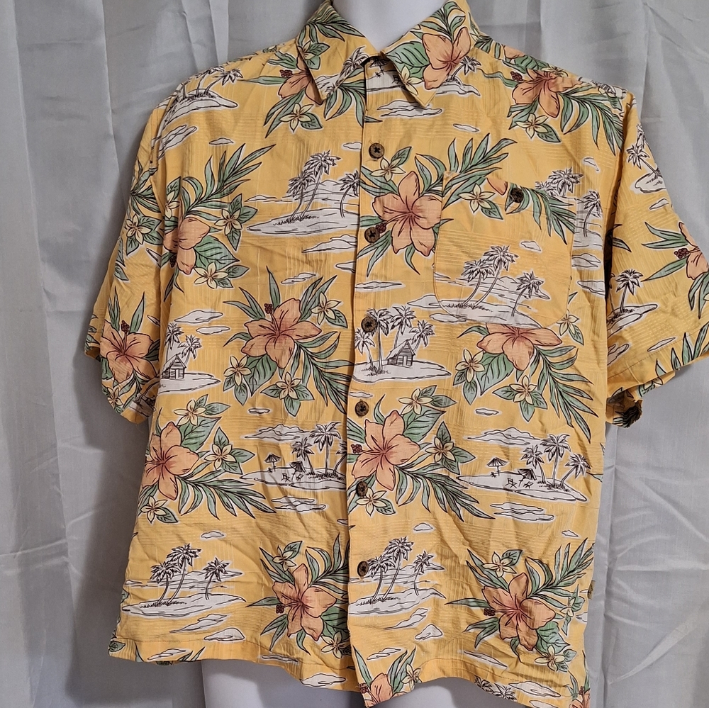Joe Marlin Hawaiian Short Sleeve Button Up